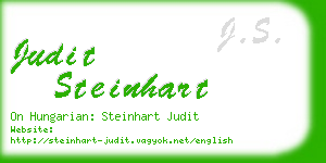 judit steinhart business card